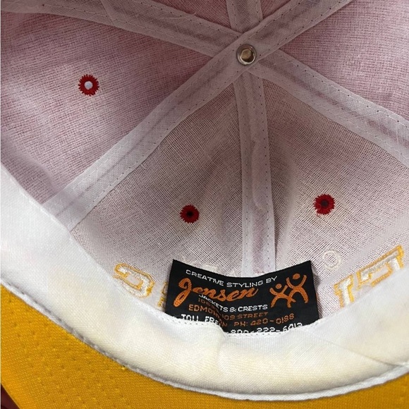 Calgary Flames Red and Yellow Cap - Picture 3 of 4